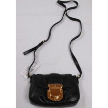 Michael Kors Charlton Leather Crossbody Black