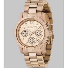 Michael Kors Chronograph Bracelet Watch/Rose Gold - No Color