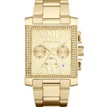 Michael Kors MK5673 Watch Uptown Glam GIA Ladies - Golden Dial