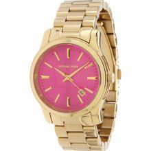 Michael Kors Watch, Womens Runway Gold-Tone Stainless Steel Bracelet 3