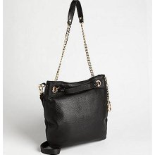 MICHAEL Michael Kors 'Jet Set - Medium' Chain Shoulder Tote Black