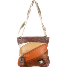 Moddeals Betty Boop Cross Body Bag Handbags Brown
