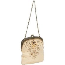 Moyna Handbags Evening Tear Drop Crystal Purse Gold