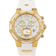 Mulco Mw1-29903-012 Chronograph Blue Marine White Silicone Watch