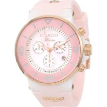 Mulco MW3-11009-083 Ilusion Pink Dial Ceramic Chronograph Unisex ...