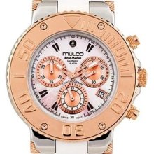 Mulco MW3-70602-013 Bluemarine White Dial Chronograph Unisex Watc ...