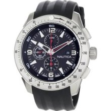 Nautica NST 101 Black Chronograph Mens Watch N17591G