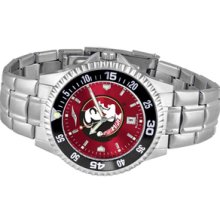 NCAA Florida State University Mens Stainless Watch COMPM-AC-FSS - DEALER