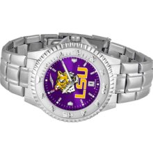 NCAA Louisiana State University Mens Stainless Watch COMPM-A-LST - DEALER