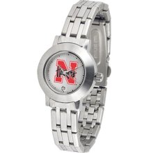 Nebraska Cornhuskers Womens Steel Dynasty Watch