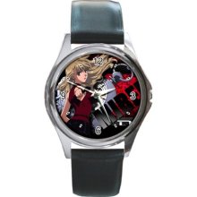 New Hot Noir Mireille Gun Manga Anime Leather Watch wristwatch Gift