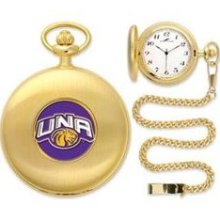 North Alabama Lions NCAA Gold Pocket Watch ...