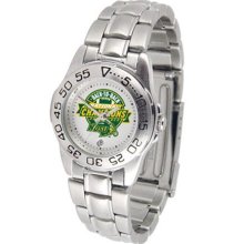 North Dakota State Bison NDSU Womens Steel Sports Watch