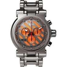 Oakley Hollow Point Titanium Bracelet Edition Orange Dial/Titanium Bracelet