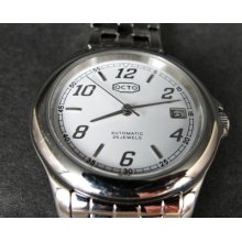 Octo 2834-2 25 Jewels Swiss Eta Stainless Steel Date Automatic Mens Watch