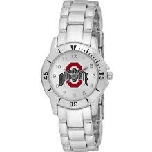 Ohio State Japan Quartz Movement Ladies' Bracelet Watch Fmd Silver-tone Dial