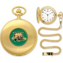 Ohio University Bobcats OU Gold Pocket Watch