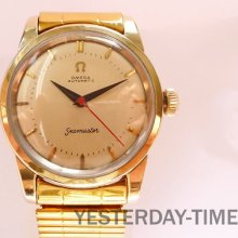 Omega 1956 Seamaster 20 Jewel Swiss Stainless Steel & Gold Gents Automatic Watch