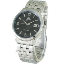 Orient Symphony Automatic Textured Black Dial Er2700bb Mens Watch