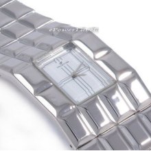 P303 Fashion Rock Women Wrist Watch Quartz Bangle Steel Punk Band Design