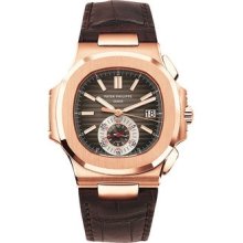 Patek Philippe 18k Rose Gold 5980R Nautalis Chronograph.