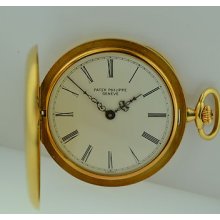 Patek Philippe 18k Yellow Gold Heavy 95gr Mechanical Pocket Watch Rare 1980's