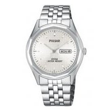 Pedre PJ6029 - Pulsar - Bracelets/ Dress Men's Silver-tone Bracelet Watch ($91.26 @ 6 min)