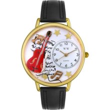 Personalized Electric Guitar Unisex Watch - Black Padded