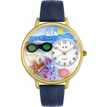 Personalized Flip-flops Unisex Watch - Gold
