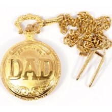 Philip Mercier Dad Pocket Watch And Chain, Comes In Gift Box
