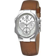 Philip Stein Womens Signature Classic Chrono Bronze Strap Watch 22-fmop-ibz