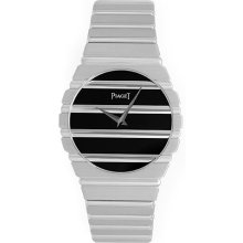 Piaget Polo 18k White Gold Round Men's Watch