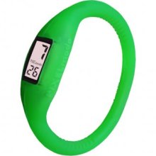 Pixel Moda Ultra Light Digital Unisex Watch Glowing Green