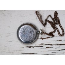 Pocket watch Soviet watch Russian watch WORKING USSR Russian MOLNIJA Molnia mens Vintage