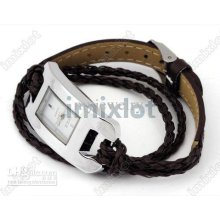 Promotion. Lady Watch Wholesale Punk Watch Roman Vintage Leather Fas