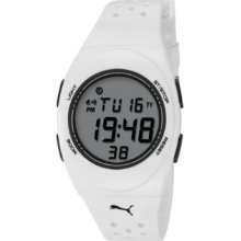 Puma Unisex Pu911012001 Faas White Digital Watch