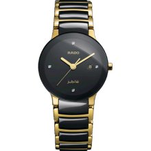 Rado Centrix wrist watches: 31mm Centrix Black/Gold r30930712