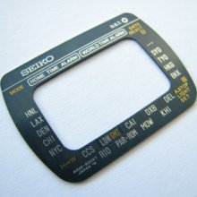 Rare Immaculate Condition Vintage Seiko Lcd Digital Watch Dial Frame Nr.:153 â–ˆâ–ˆ