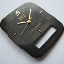Rare Vintage Seiko Analog-digital Lcd Watch Dial With Hands Nr.:168 â–ˆâ–ˆ