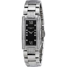 Raymond Weil Ladies Shine Diamond Dial Case Steel Bracelet Watch 1500-st2-00785