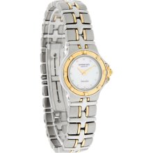 Raymond Weil Parsifal Mini Ladies Mop Dial Two Tone Swiss Quartz Watch 9690-P