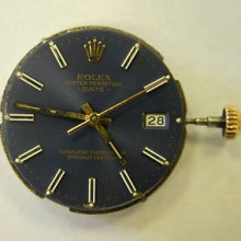 Rolex Automatic Self-winding Caliber 3035 Movement 27 Jewels W/ Dial & Crown