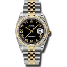 Rolex Datejust 36mm 116243 BKRJ Men's Watch