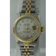 Rolex Datejust, Dia. Mother Of Pearl Dial Ladies Watch.