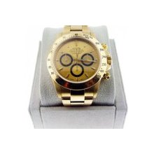 Rolex Daytona 16528 18kt Yellow Gold Mens Watch
