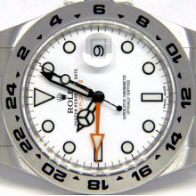 Rolex Explorer 2 Stainless Steel White 216570