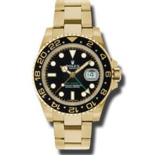 Rolex GMT-Master II Gold 116718 Black