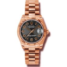 Rolex Lady Rose Gold President 31mm 178275 bap