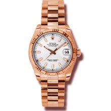 Rolex Lady Rose Gold President 31mm 178275 ss