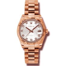 Rolex Lady Rose Gold President 31mm 178275 wjd